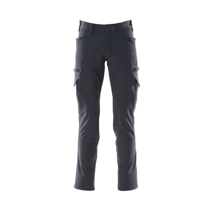 Pantaloni, buzunare pe coapse, pantaloni ULTIMATE STRETCH, negru-albastru