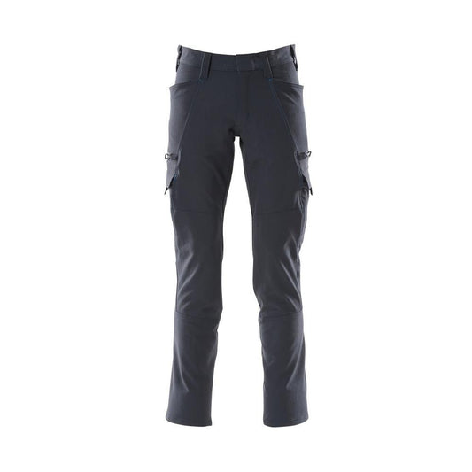 Pantaloni, buzunare pe coapse, pantaloni ULTIMATE STRETCH, negru-albastru