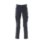 Pantaloni, buzunare pe coapse, pantaloni ULTIMATE STRETCH, negru-albastru
