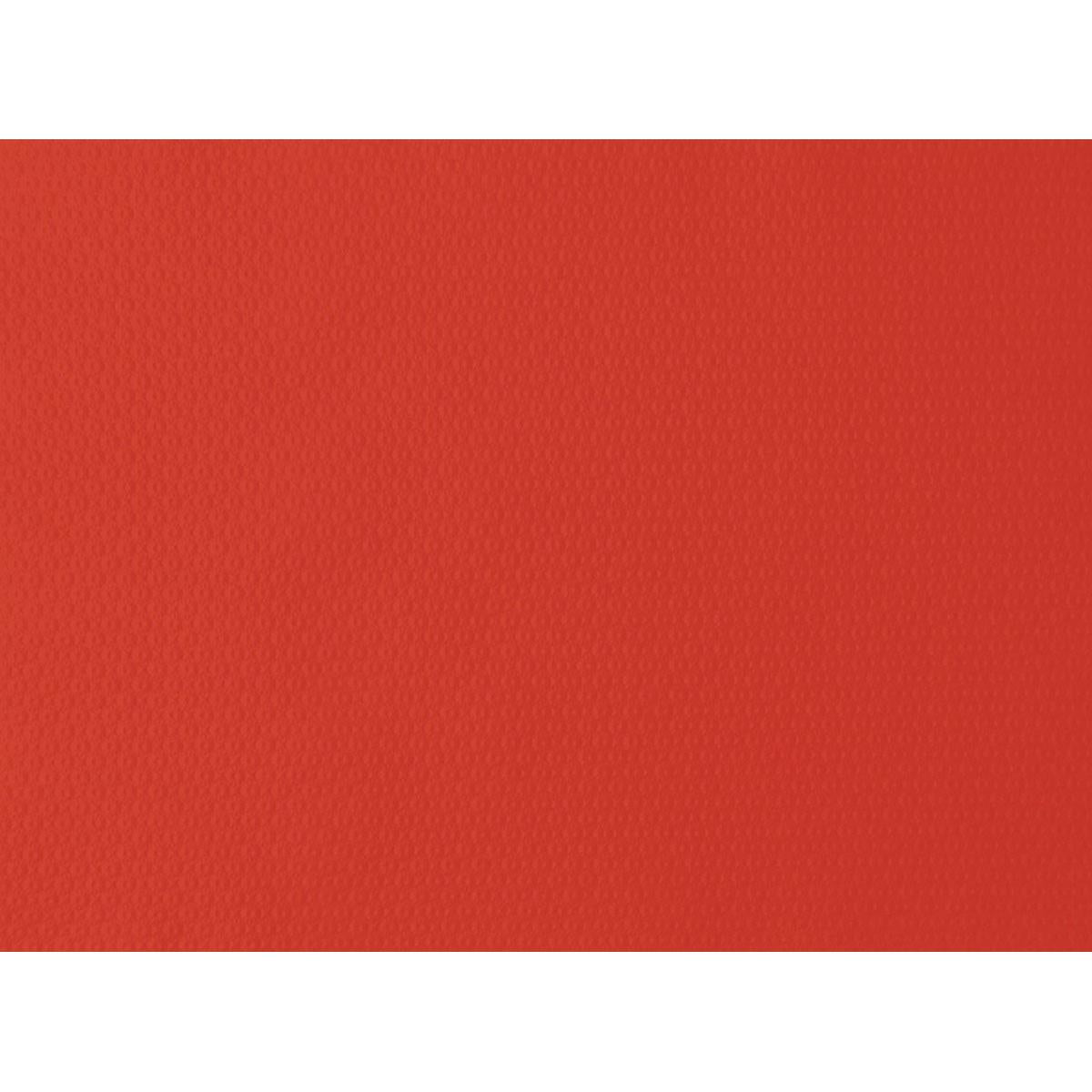 O prim-plan al setului de masă din hârtie Duni GmbH 30x40 cm în roșu arată o textură fină și o culoare intensă - ideal pentru petreceri și evenimente (pachet de 500 de bucăți).