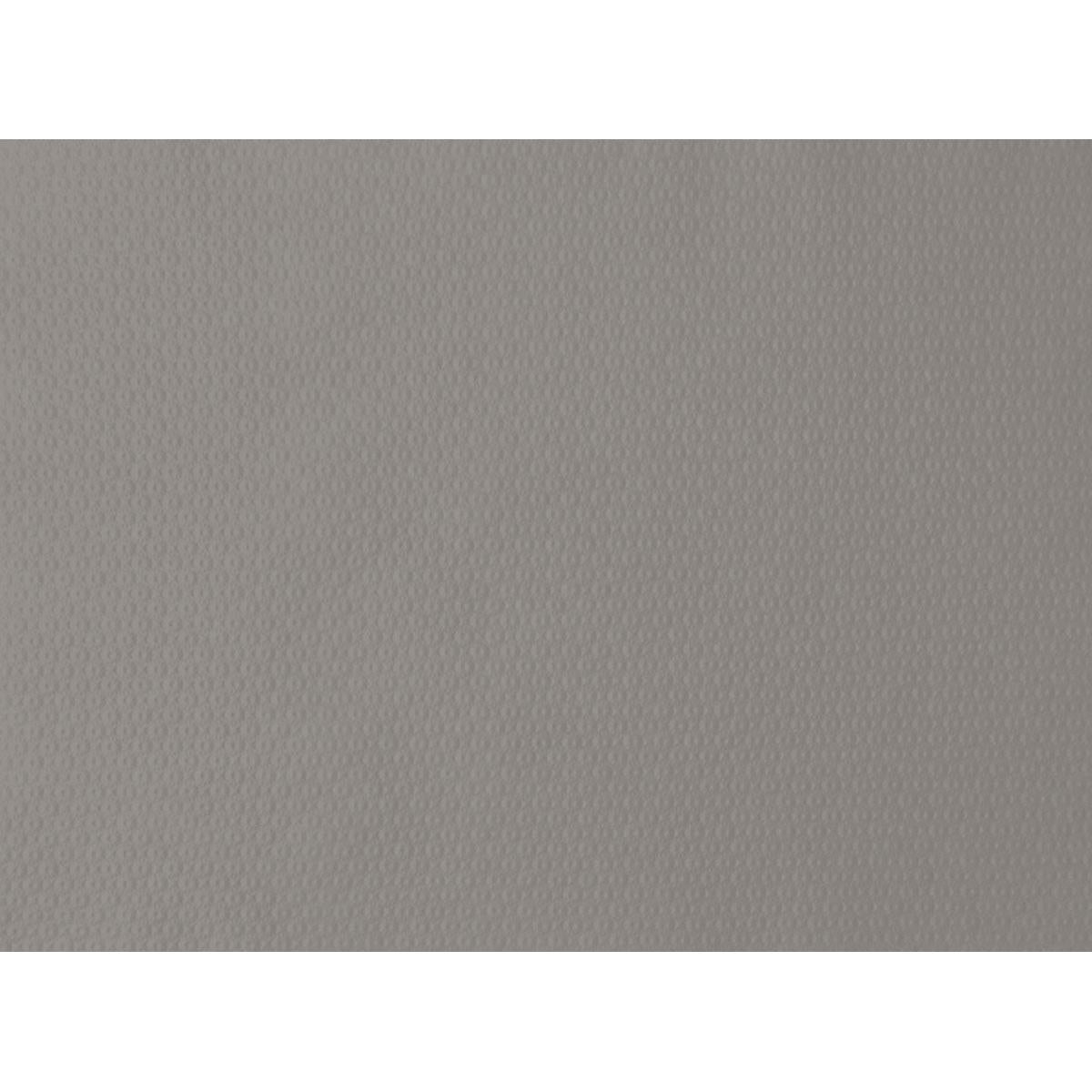 Un prim-plan al suprafeței texturate de culoare gri granit cu un model discret de puncte, care arată culoarea uniformă a seturilor de masă din hârtie stilate și practice 30x40 cm, pachet (500 bucăți) de la Duni GmbH.