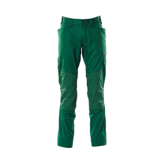 Pantaloni cu buzunare pentru genunchi, pantaloni extra lejeri, verzi