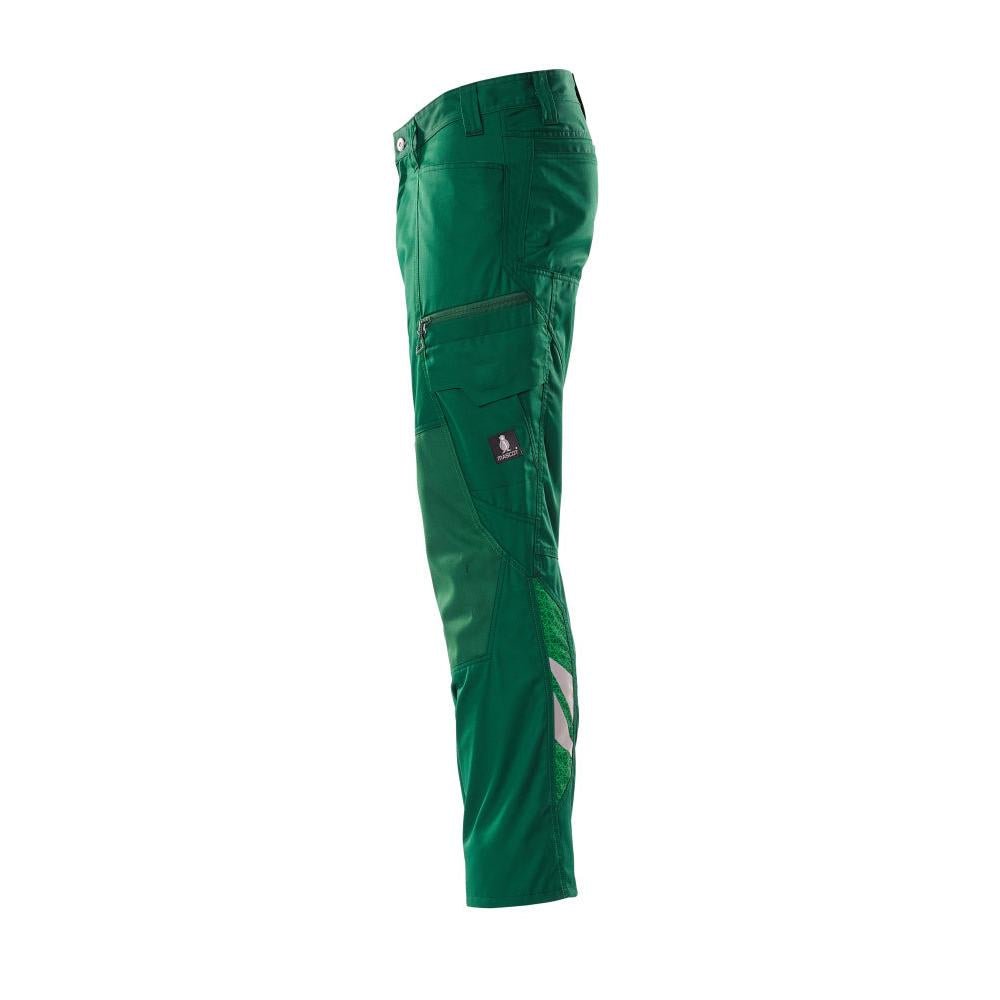 Pantaloni cu buzunare pentru genunchi, pantaloni extra lejeri, verzi