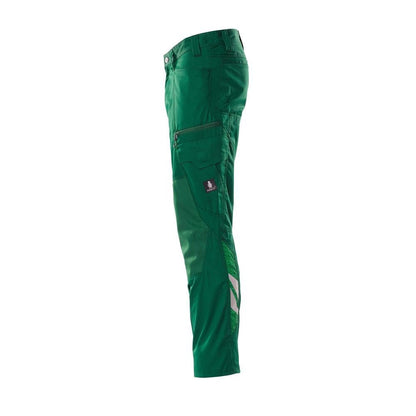 Pantaloni cu buzunare pentru genunchi, pantaloni extra lejeri, verzi
