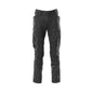 Pantaloni cu buzunare pentru genunchi, pantaloni foarte usori, negri