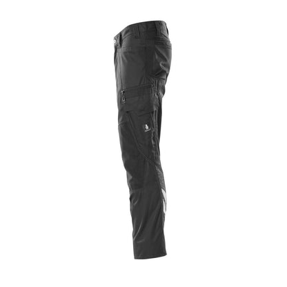 Pantaloni cu buzunare pentru genunchi, pantaloni foarte usori, negri