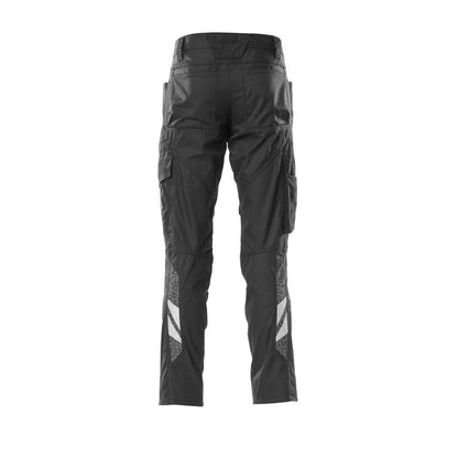 Pantaloni cu buzunare pentru genunchi, pantaloni foarte usori, negri