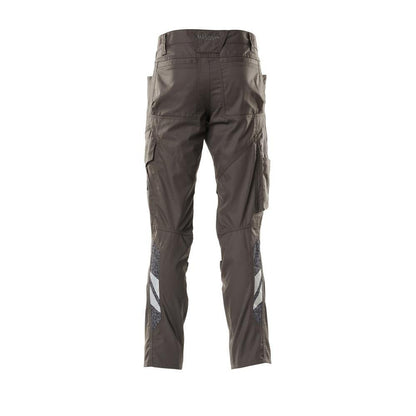 Pantaloni cu buzunare pentru genunchi, pantaloni foarte usori, antracit inchis