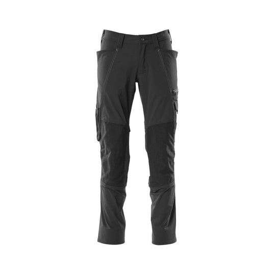 Pantaloni, buzunare pentru genunchi, pantaloni ULTIMATE STRETCH, negri