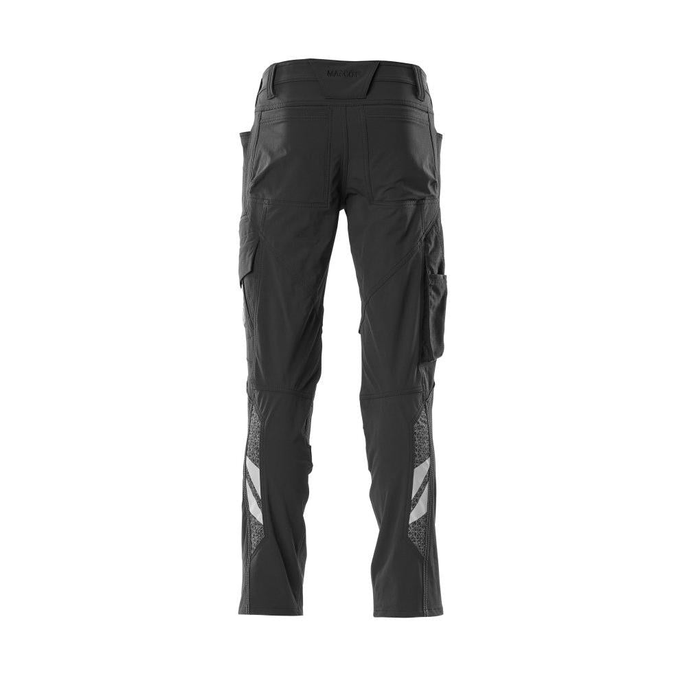 Pantaloni, buzunare pentru genunchi, pantaloni ULTIMATE STRETCH, negri