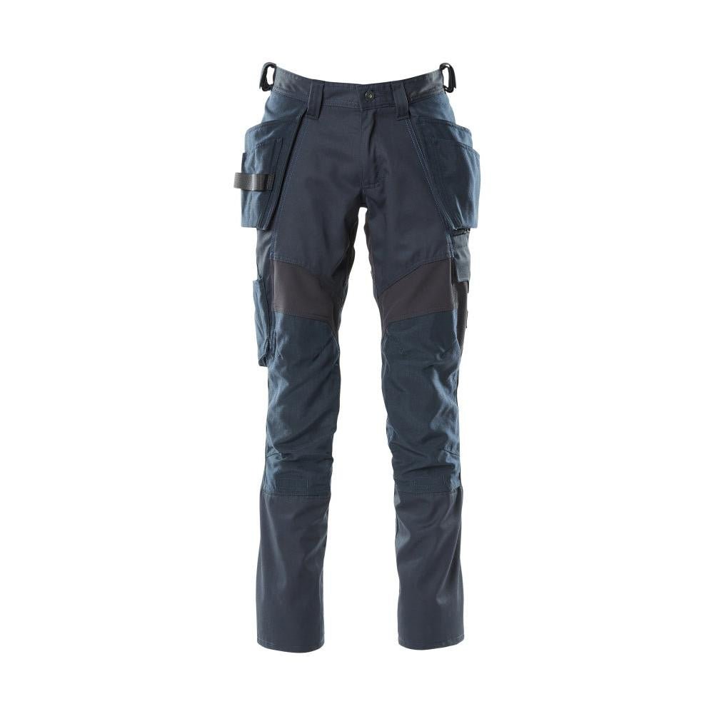 Pantaloni cu buzunare suspendate, pantaloni cu inserții elastice
