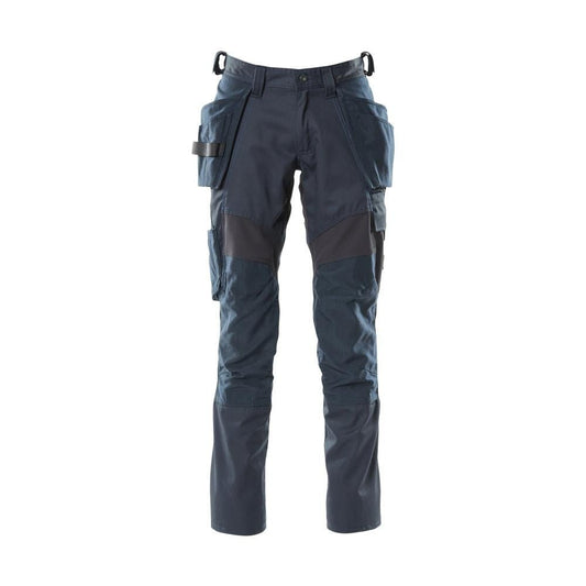 Pantaloni cu buzunare suspendate, pantaloni cu inserții elastice