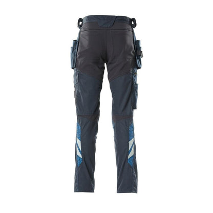 Pantaloni cu buzunare suspendate, pantaloni cu inserții elastice