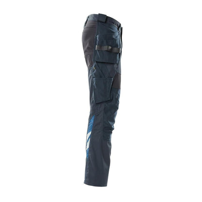 Pantaloni cu buzunare suspendate, pantaloni cu inserții elastice