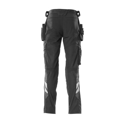 Pantaloni cu buzunare suspendate, pantaloni cu inserții elastice