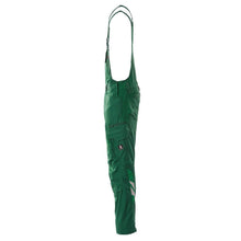 Salopete, buzunare pentru genunchi, inserții elastice Salopete, verde