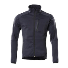 Pulover din lână cu jachetă din microfleece cu fermoar