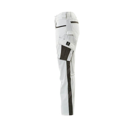 Pantaloni, femei, diamant, pantaloni bicolor