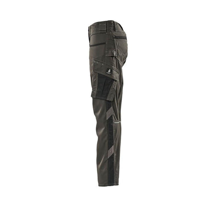 Pantaloni, femei, diamant, pantaloni bicolor