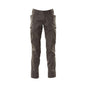 Pantaloni, buzunare pe coapsă, pantaloni cu inserții elastice, antracit închis