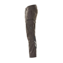 Pantaloni, buzunare pe coapsă, pantaloni cu inserții elastice, antracit închis