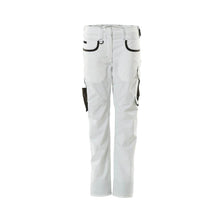 Pantaloni, femei, sidefat, pantaloni bicolor