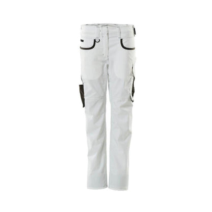 Pantaloni, femei, sidefat, pantaloni bicolor