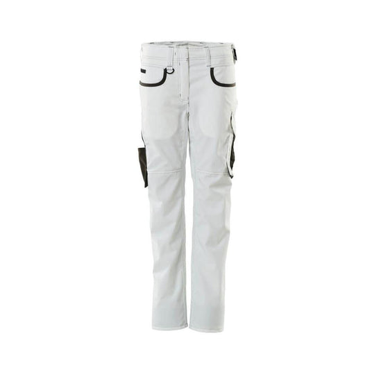 Pantaloni, femei, sidefat, pantaloni bicolor
