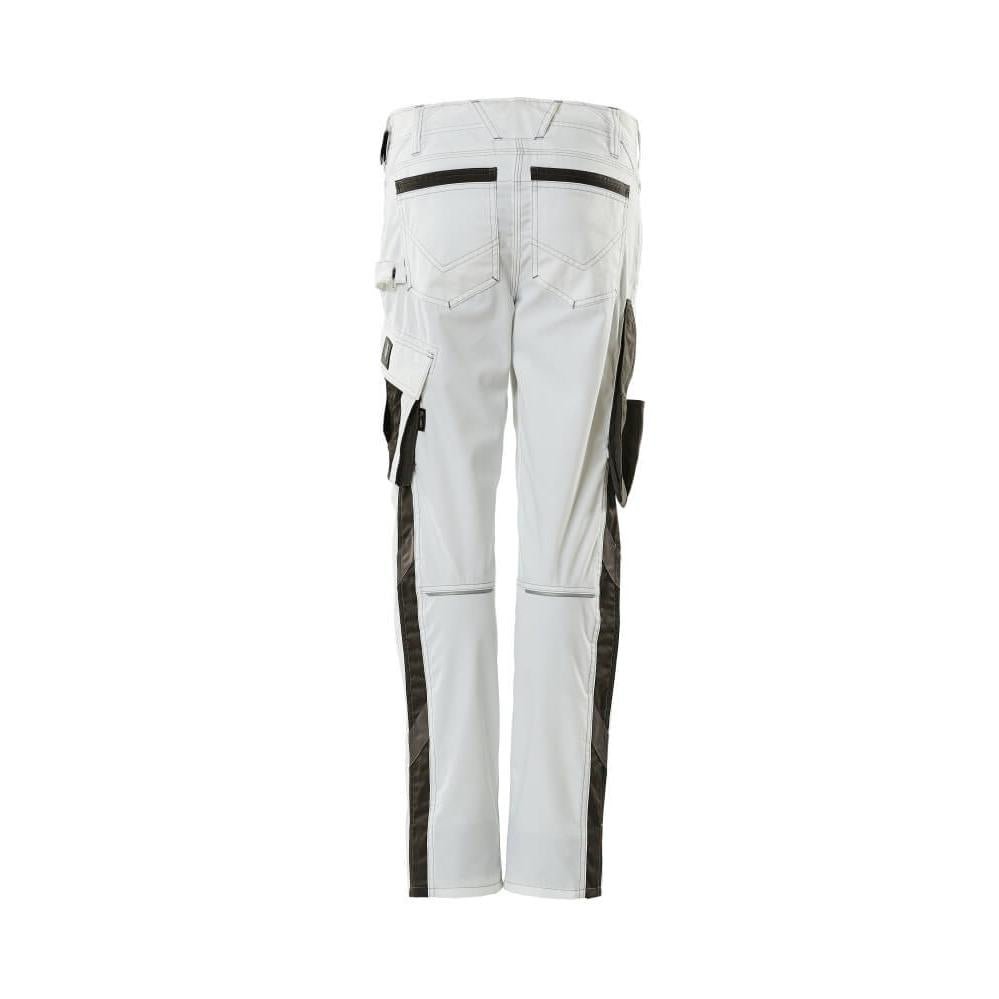 Pantaloni, femei, sidefat, pantaloni bicolor