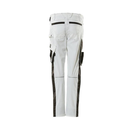 Pantaloni, femei, sidefat, pantaloni bicolor