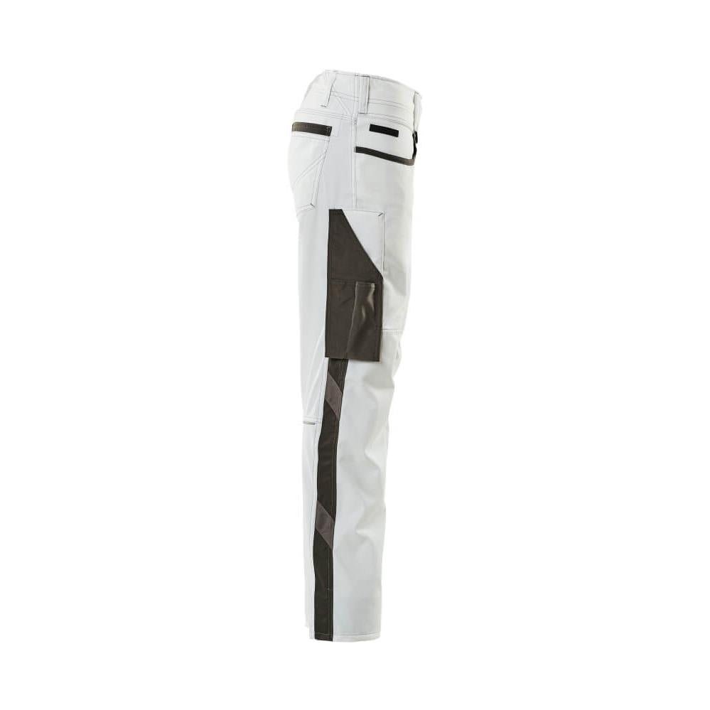 Pantaloni, femei, sidefat, pantaloni bicolor
