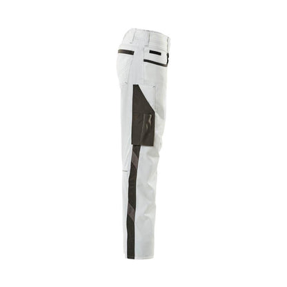 Pantaloni, femei, sidefat, pantaloni bicolor