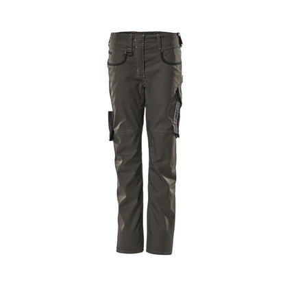 Pantaloni, femei, sidefat, pantaloni bicolor