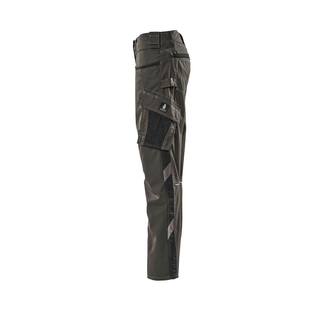 Pantaloni, femei, sidefat, pantaloni bicolor