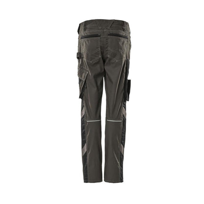 Pantaloni, femei, sidefat, pantaloni bicolor