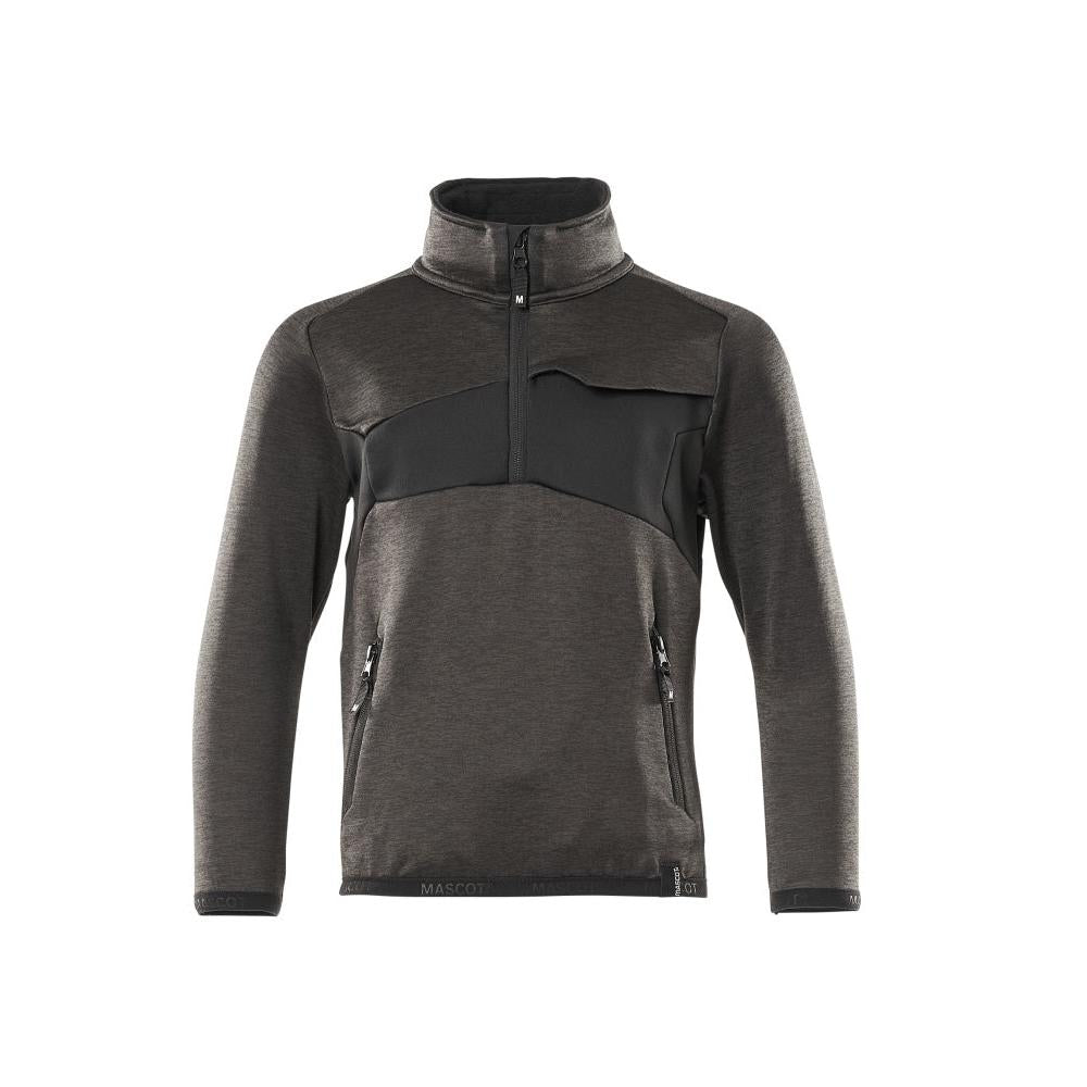 Pulover fleece pentru copii, pulover scurt cu fermoar pentru copii