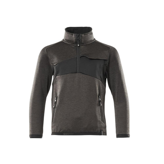 Pulover fleece pentru copii, pulover scurt cu fermoar pentru copii