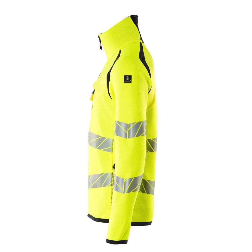 Pulover tricotat cu pulover tricotat scurt cu fermoar