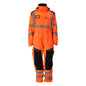 Salopetă de iarnă CLIMASCOT®, combinație ușoară de iarnă, portocaliu hi-vis/negru-albastru