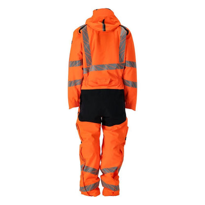 Salopetă de iarnă CLIMASCOT®, combinație ușoară de iarnă, portocaliu hi-vis/negru-albastru
