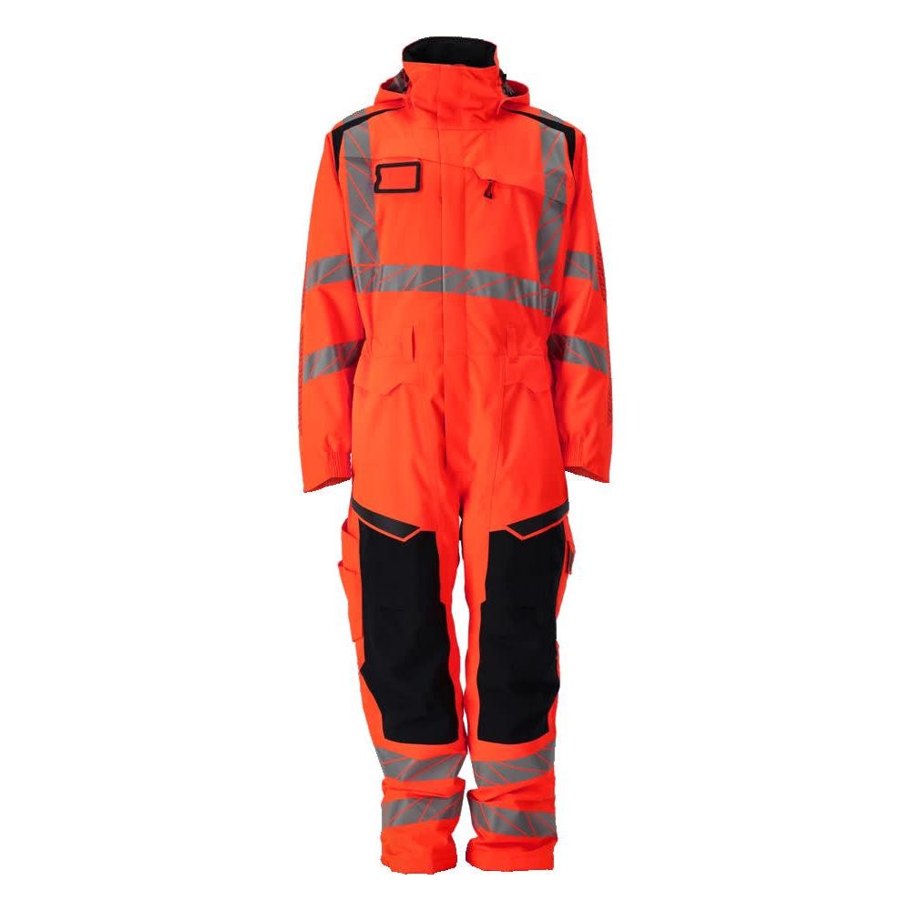 Salopeta de iarna CLIMASCOT®, combinatie usoara de iarna, rosu hi-vis/antracit inchis