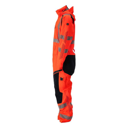 Salopeta de iarna CLIMASCOT®, combinatie usoara de iarna, rosu hi-vis/antracit inchis
