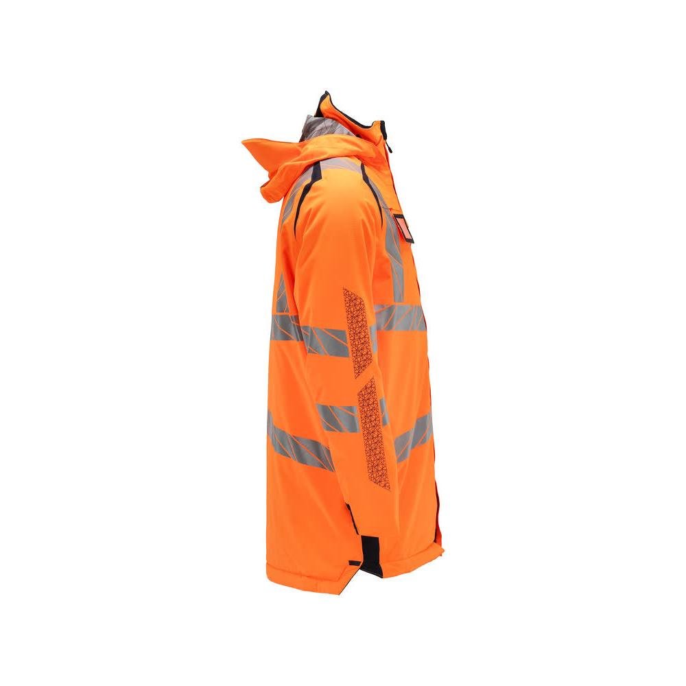Parka Căptușeală CLIMASCOT®, parka ușoară, portocaliu mare vizibilitate/negru-albastru