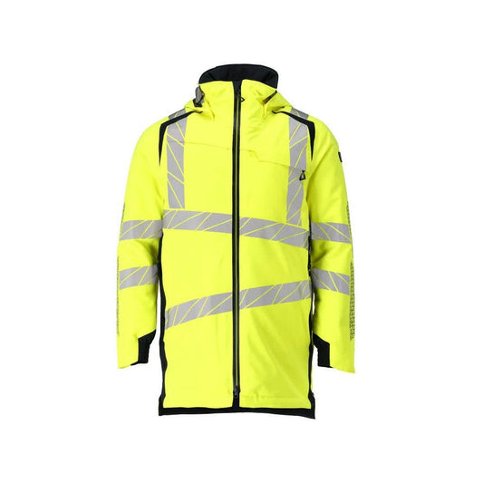 Parka Căptușeală CLIMASCOT®, parka ușoară, galben vizibil/negru-albastru