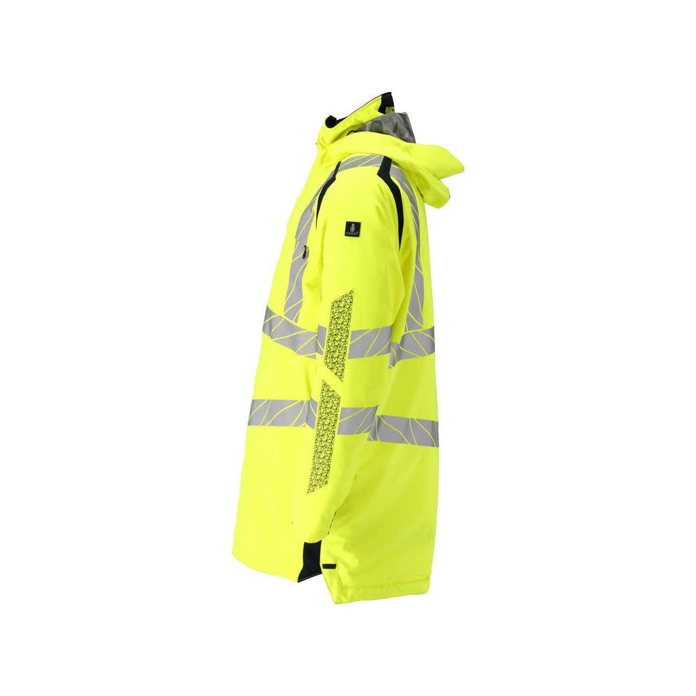 Parka Căptușeală CLIMASCOT®, parka ușoară, galben vizibil/negru-albastru