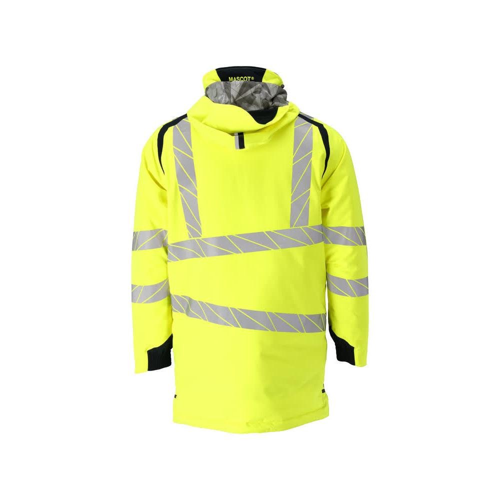 Parka Căptușeală CLIMASCOT®, parka ușoară, galben vizibil/negru-albastru