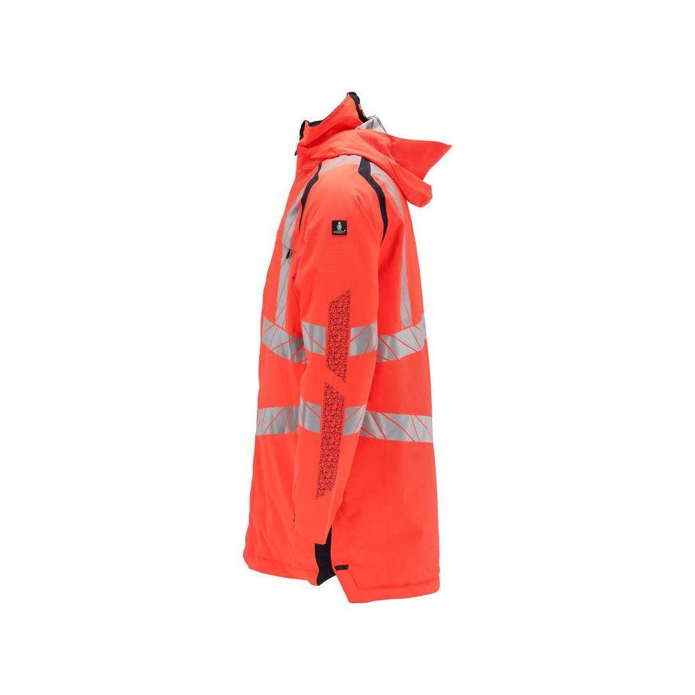 Parka Căptușeală CLIMASCOT®, parka ușoară, Hi-vis roșu/negru-albastru