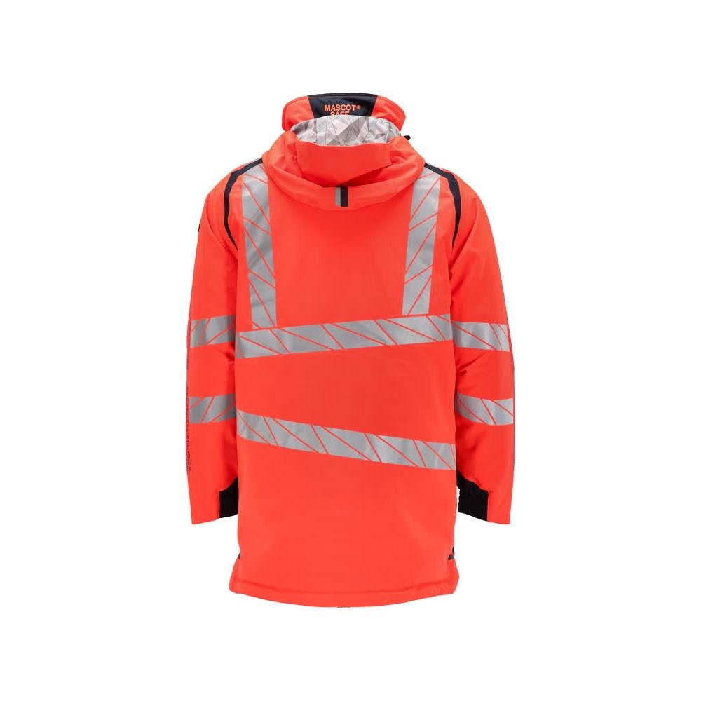 Parka Căptușeală CLIMASCOT®, parka ușoară, Hi-vis roșu/negru-albastru