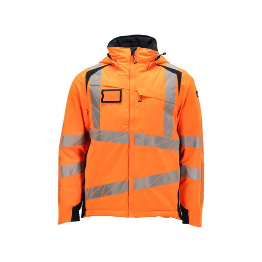 Geacă de iarnă CLIMASCOT®, geacă de iarnă ușoară, portocaliu hi-vis/negru-albastru