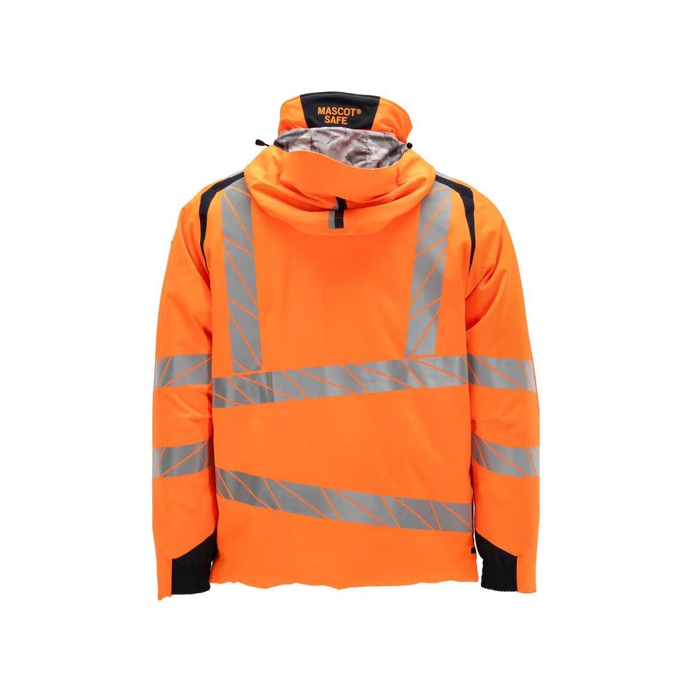 Geacă de iarnă CLIMASCOT®, geacă de iarnă ușoară, portocaliu hi-vis/negru-albastru
